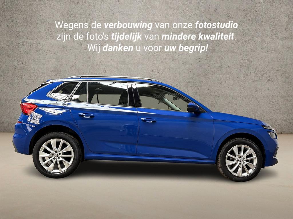 Skoda Kamiq 1.0 TSI Sport (VIRTUAL COCKPIT, APPLE CARPLAY, G, Voorwielaandrijving, Stof, Gebruikt, Blauw