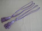 Twee nieuwe lila embrasses / gordijnkoorden, Minder dan 50 cm, Overige kleuren, Nieuw, Ophalen of Verzenden