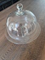 Taart/gebak schaal met stolp., Ophalen of Verzenden, Glas, Overige stijlen, Schaal of Schalen
