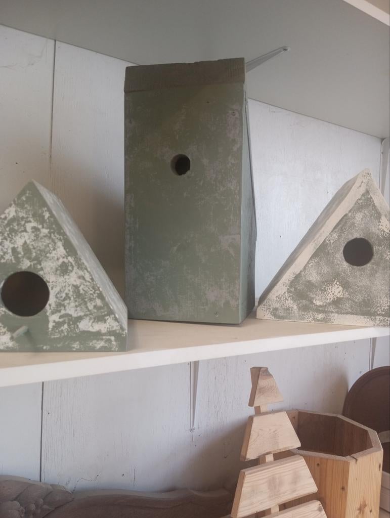 Handgemaakte Vogelhuisjes - Uniek en Duurzaam, Tuin en Terras, Vogelhuisjes en Vogelbaden, Ophalen of Verzenden