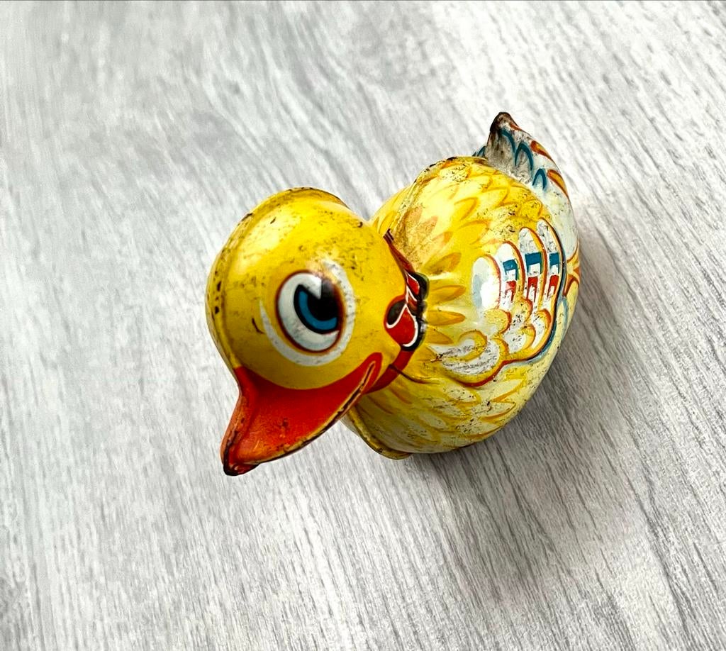Antiek blikken speelgoed eendje, Antiek en Kunst, Antiek | Speelgoed, Ophalen of Verzenden