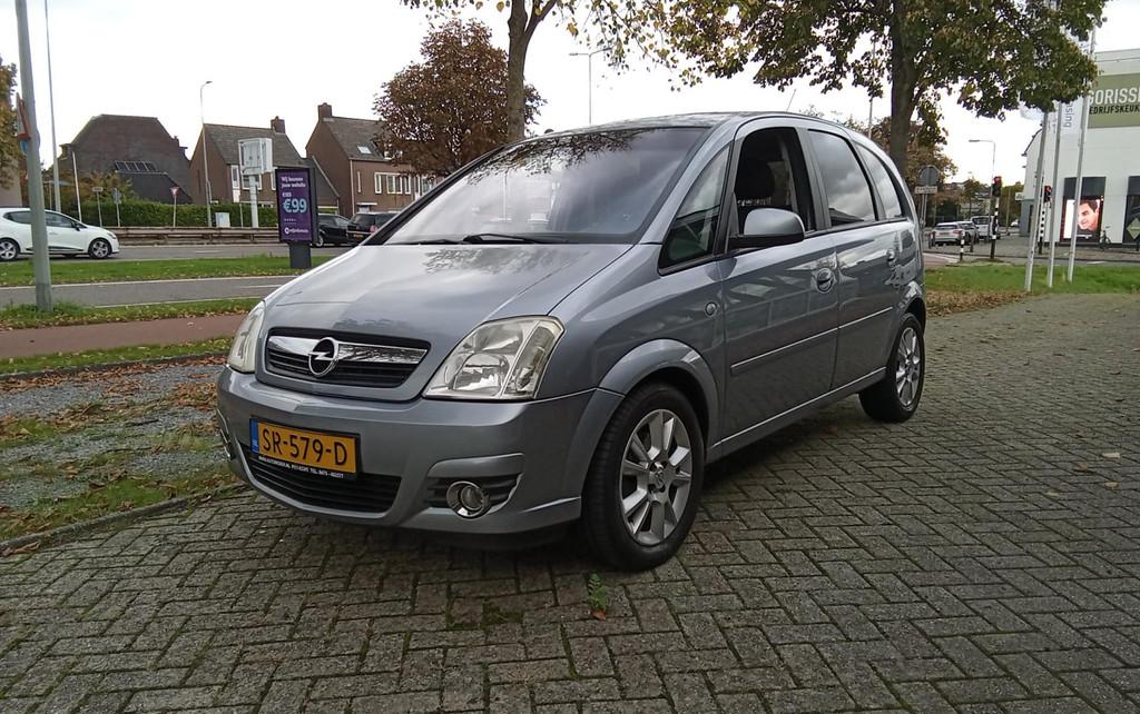 Opel Meriva 1.6-16V Business ecc/cruise, alleen voor handel/, Auto's, Voorwielaandrijving, Zwart, 4 cilinders, Handgeschakeld