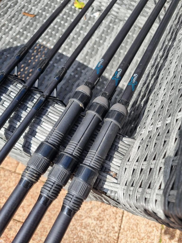 Nash X-Series 12ft 3,5lb 3x + Nash subterfuge rod skin, Watersport en Boten, Hengelsport | Karpervissen, Ophalen, Gebruikt, Werphengel