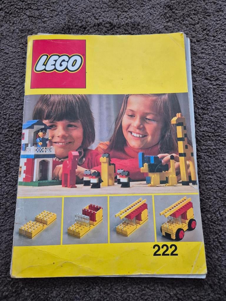 Lego instructieboekje 222, Kinderen en Baby's, Speelgoed | Duplo en Lego, Gebruikt, Lego, Ophalen of Verzenden