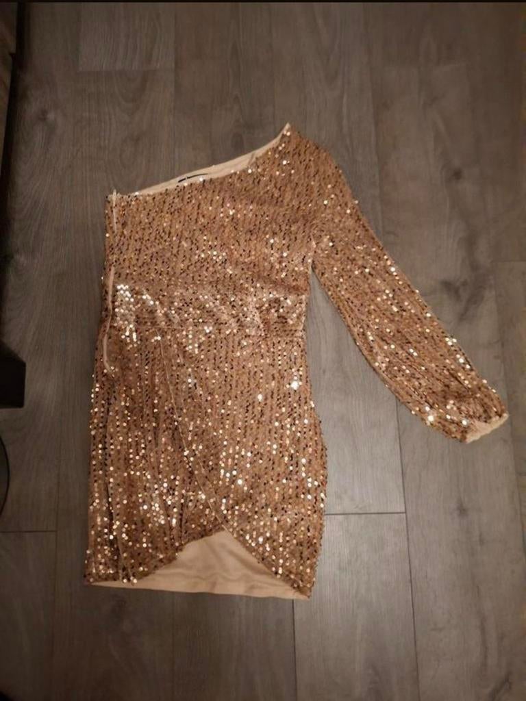 Nieuw pailet jurkje maat L merk cbr, Kleding | Dames, Jurken, Ophalen of Verzenden, Nieuw, Maat 38/40 (M)