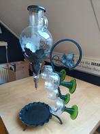 Wijn karaf met glazen, Ophalen, Overige materialen, 50 tot 75 cm, Zo goed als nieuw