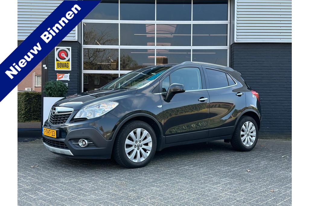 Opel Mokka 1.4 T Cosmo Turbo X Automaat, Bluetooth, Camera,, Auto's, Euro 5, Gebruikt, Zwart, Origineel Nederlands