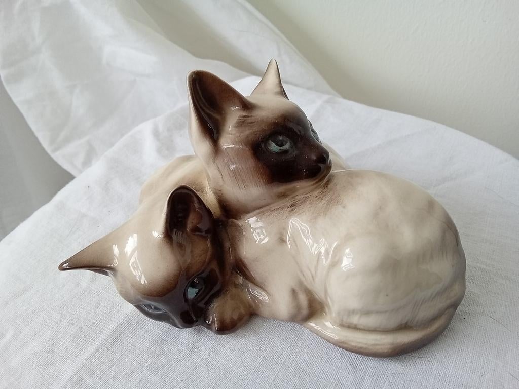 Beswick Siamese katten beeldje, Ophalen of Verzenden