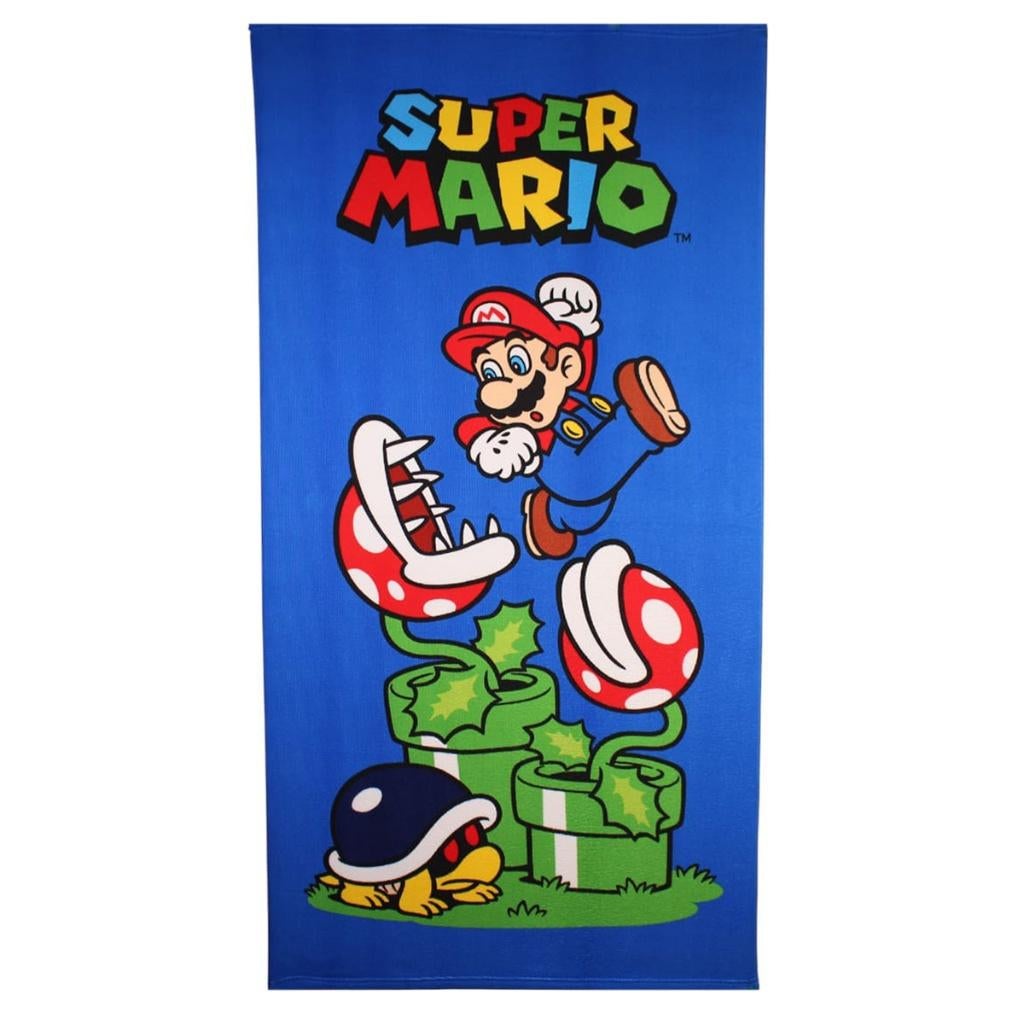 Super Mario Badlaken - Sneldrogend Strandlaken - Div Soorten, Kinderen en Baby's, Kinderkleding | Kinder-zwemkleding, Nieuw, Zwem-accessoire