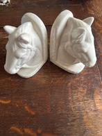 Witte paardenhoofd boekensteunen, Ophalen of Verzenden, Gebruikt