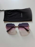Stijlvolle zonnebril met paars-gouden details, Overige merken, Zonnebril, Paars, Ophalen of Verzenden