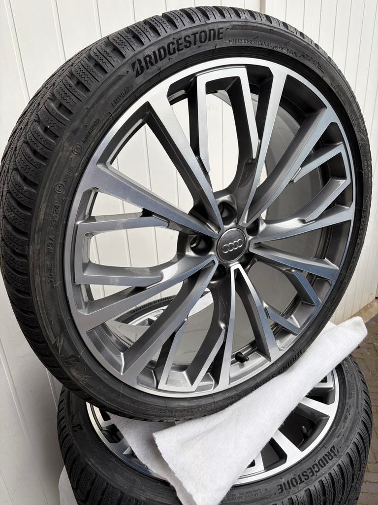 Origineel Audi A6 velgenset 21” refurbished Nw winterbanden, Auto-onderdelen, Banden en Velgen, Ophalen, 255 mm, Banden en Velgen