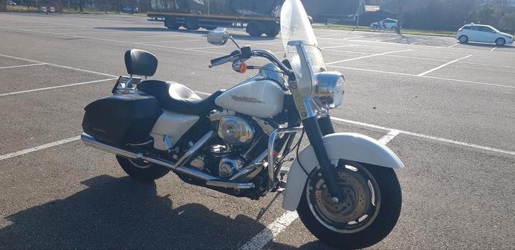 Harley Davidson FLHRCI Road King Custom 2005 - Wit, Motoren, Motoren | Harley-Davidson, Particulier, Toermotor, meer dan 35 kW