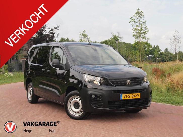 Peugeot Partner 1.5 BlueHDI Asphalt Long | Marge | Airco | C, Auto's, Bestelauto's, Bedrijf, ABS, Achteruitrijcamera, Airconditioning