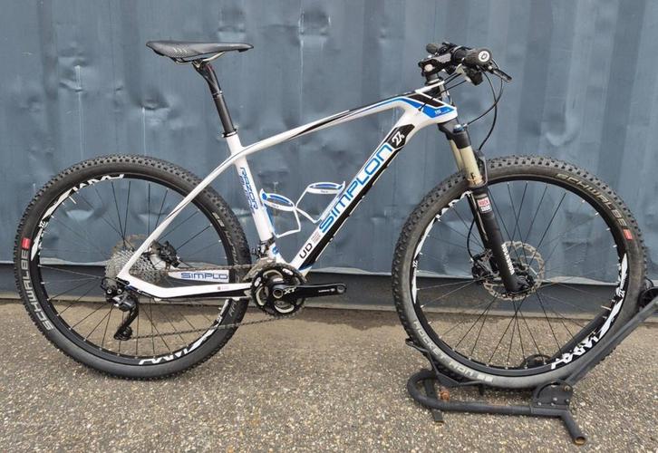Simplon Razorblade 27.5 wit blauw M, Fietsen en Brommers, Fietsen | Mountainbikes en ATB, Gebruikt, Overige merken