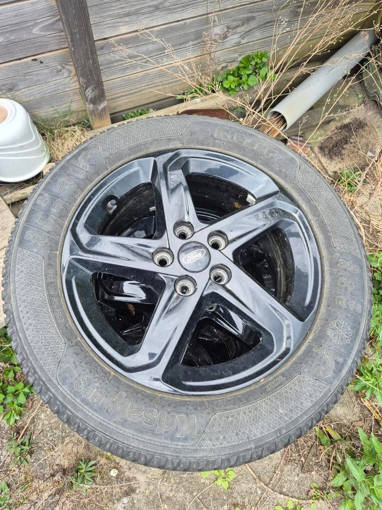 4 gebruikte wielen 5 x 108 voor Ford Focus 2009, Auto-onderdelen, Banden en Velgen, Ophalen, Gebruikt, Velg(en), 16 inch