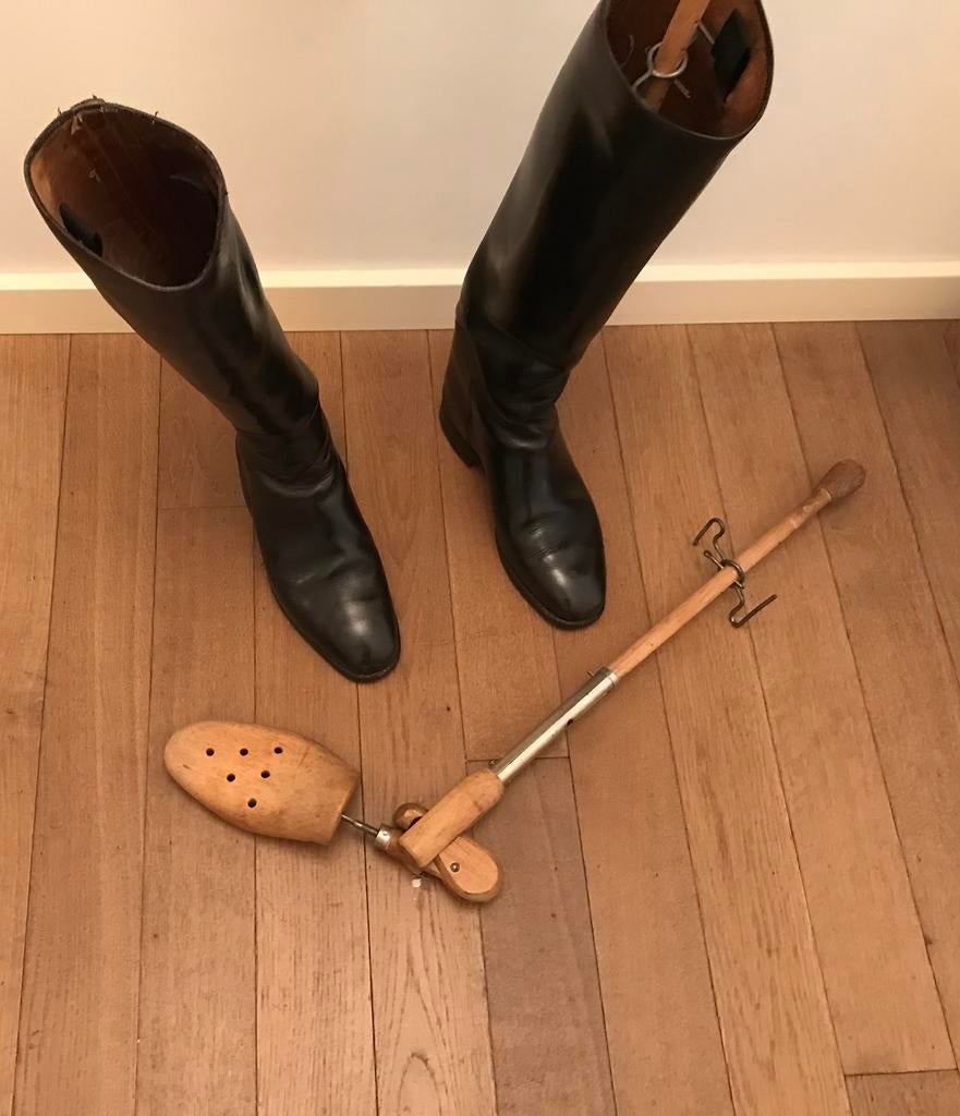 Oude rij heren rij laarzen, Antiek en Kunst, Curiosa en Brocante, Ophalen of Verzenden