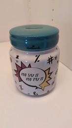 Hallmark spaarpot "You Say It You Pay It" - Gratis!, Ophalen of Verzenden, Zo goed als nieuw, Steen, Aardewerk of Keramiek, Overige thema's
