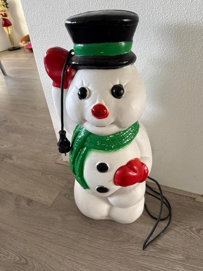Sneeuwpop van kunsstof, Diversen, Kerst, Ophalen, Gebruikt
