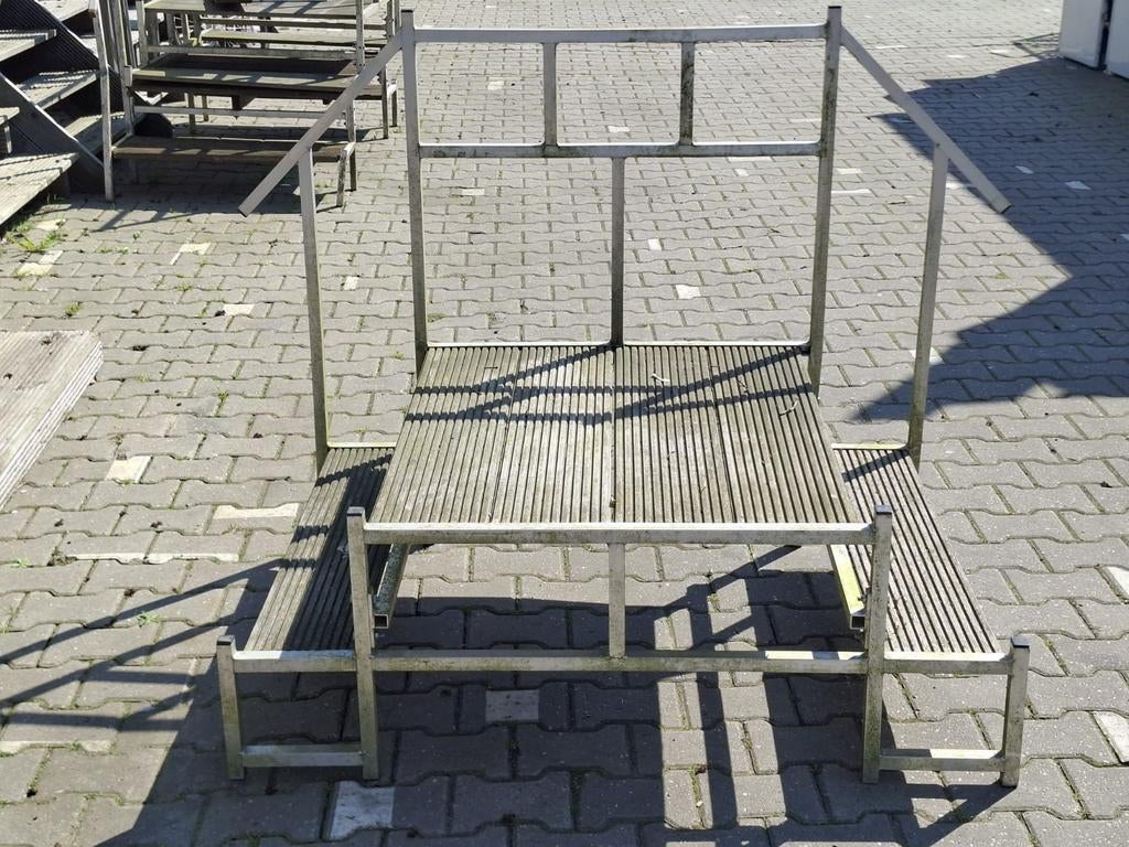 Te koop stacaravan trap bieden mag, Ophalen, Gebruikt