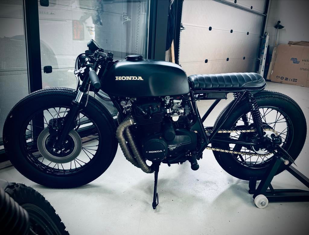 Honda CB350F Custom Bike - Unieke Retro Motorfiets, Sportuitlaat, 4 cilinders, Bedrijf, Overig