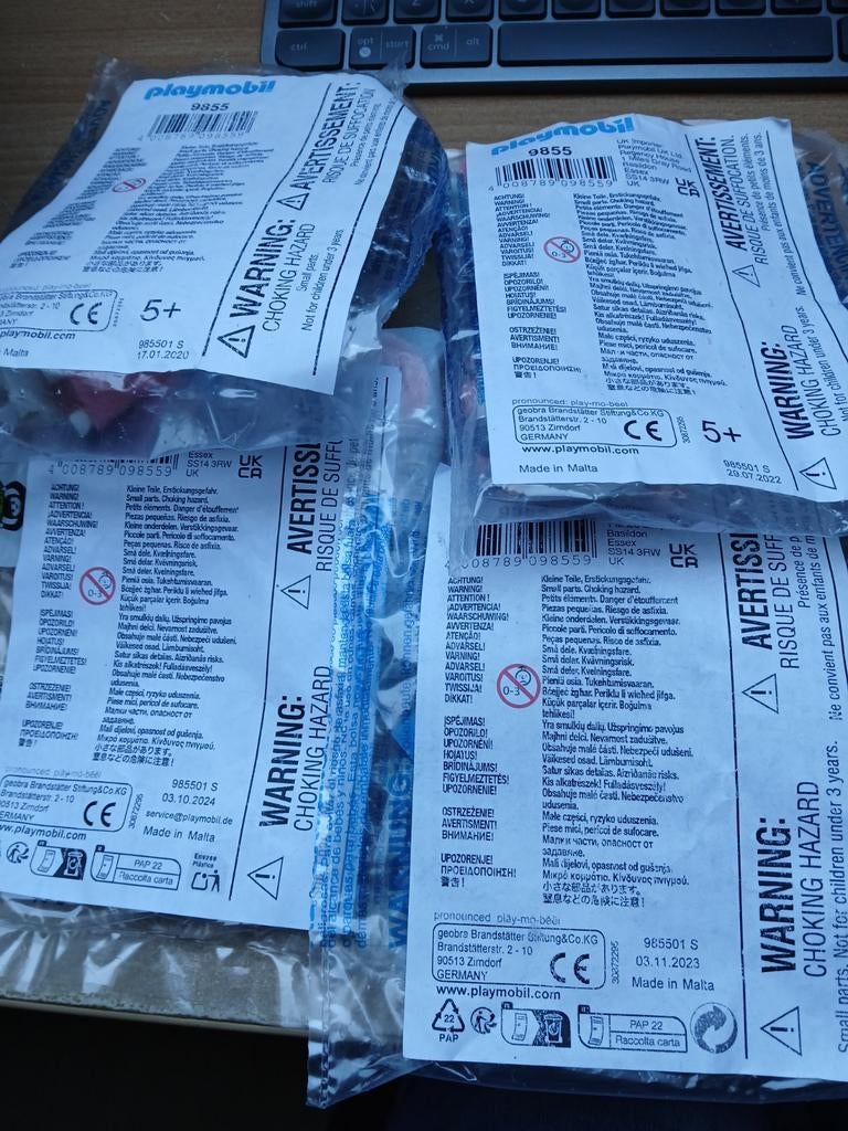 4x 9855 multi vrouw meisjes prinses judoka brandweer nieuw, Ophalen of Verzenden, Nieuw