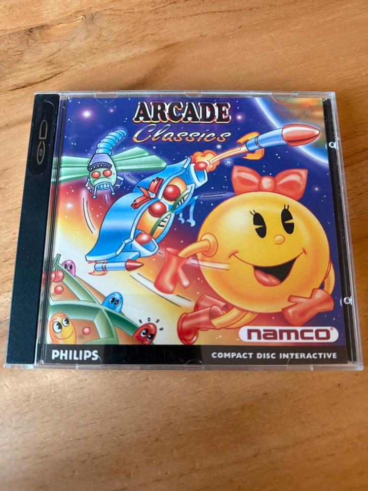 Philips CDI - Arcade Classics (Ms. Pac-Man, Galaxian, Galaga, Spelcomputers en Games, Games | Overige, Gebruikt, Overige genres