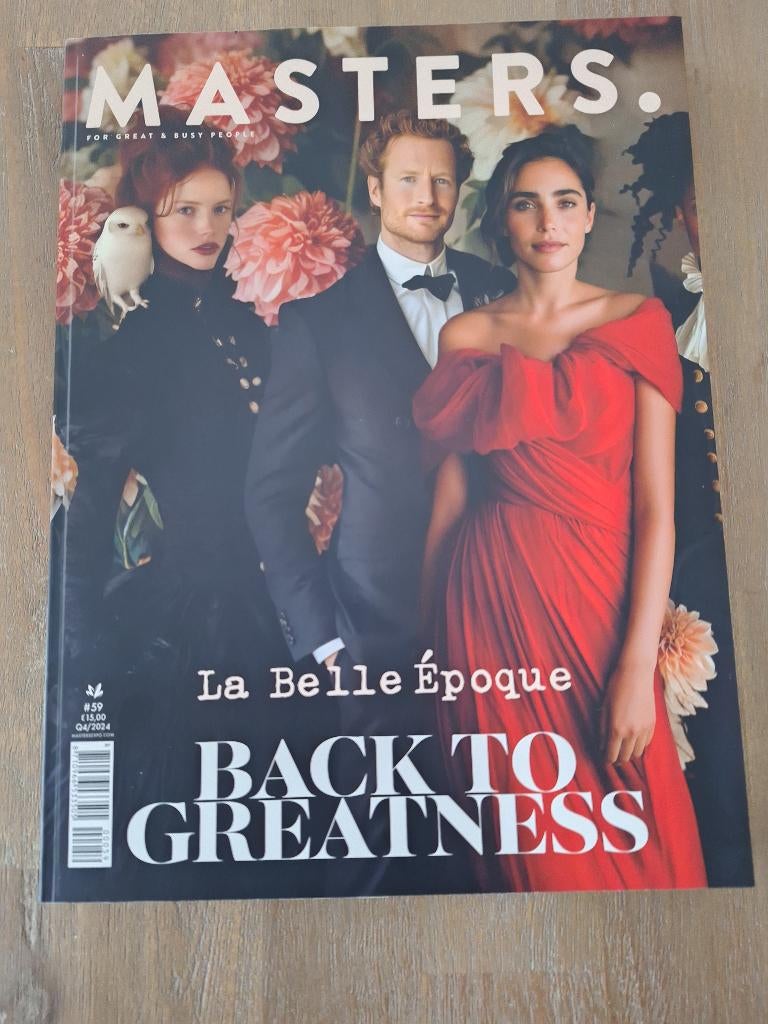 3x tijdschrift Masters., 2024, Ophalen of Verzenden, Zo goed als nieuw, Glossy