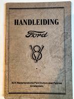 Zeldzame Ford V8 Handleiding - Nederlandsche Ford Fabriek, Ophalen