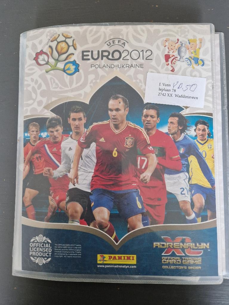 Panini adrenalyn card came eruo 2012 polen-oekraine, Ophalen of Verzenden, Gebruikt, Overige sporten, Poster, Plaatje of Sticker