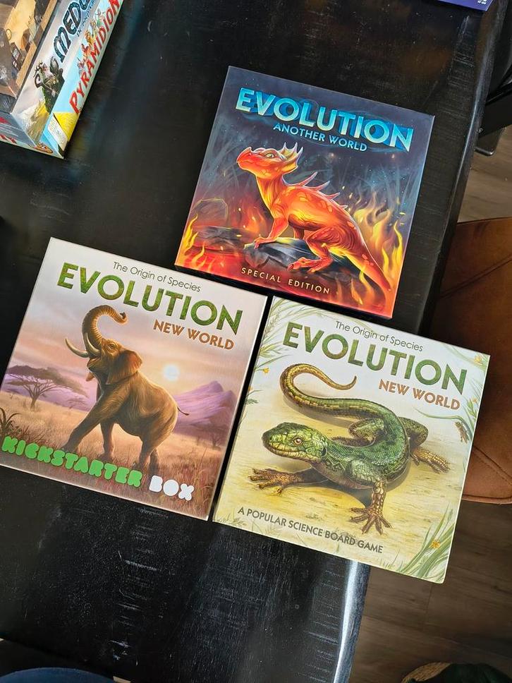 Evolution bordspellen: New World en Another World, Hobby en Vrije tijd, Gezelschapsspellen | Bordspellen, Ophalen of Verzenden