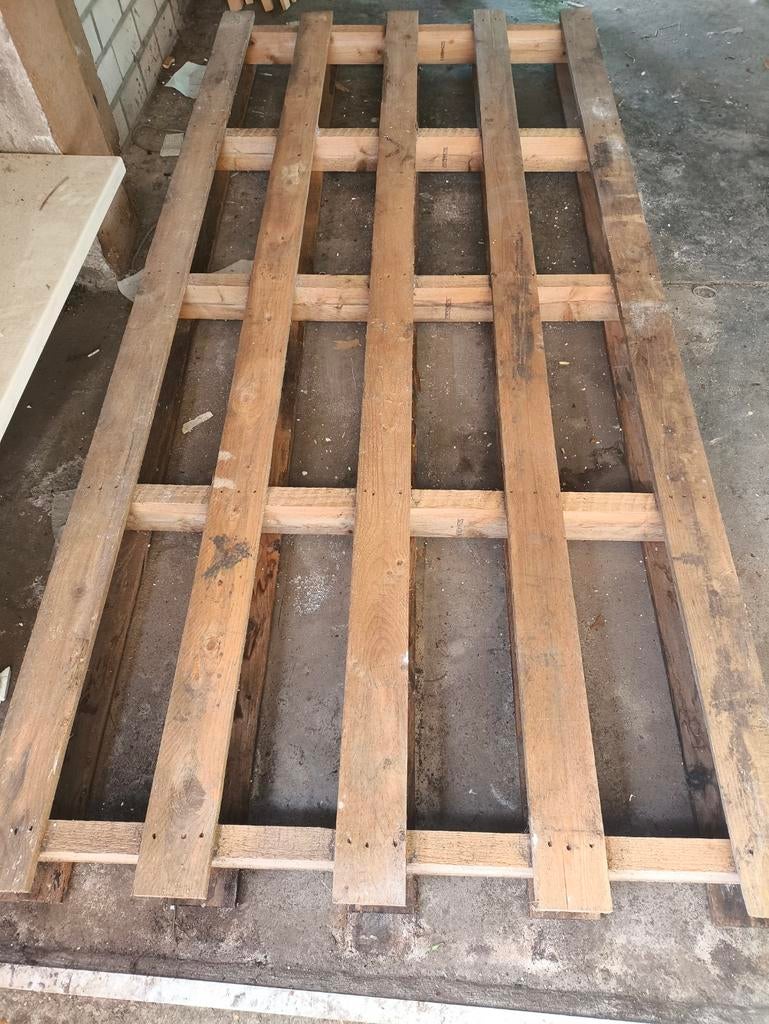 Pallet 2.6x1.2m, Ophalen, Gebruikt, 25 tot 50 mm, 250 tot 300 cm