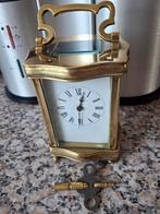 Aangeboden Antieke reiswekker brons, Ophalen