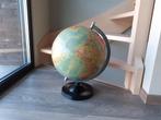 Wereldbol 33 cm - vintage, Huis en Inrichting, Woonaccessoires | Wereldbollen, Ophalen of Verzenden, Gebruikt