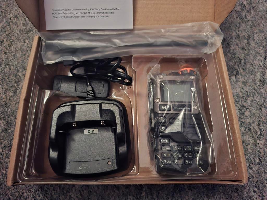 Quansheng UV-K5 V1, Telecommunicatie, Ophalen of Verzenden, Zo goed als nieuw, 2 to 5 km