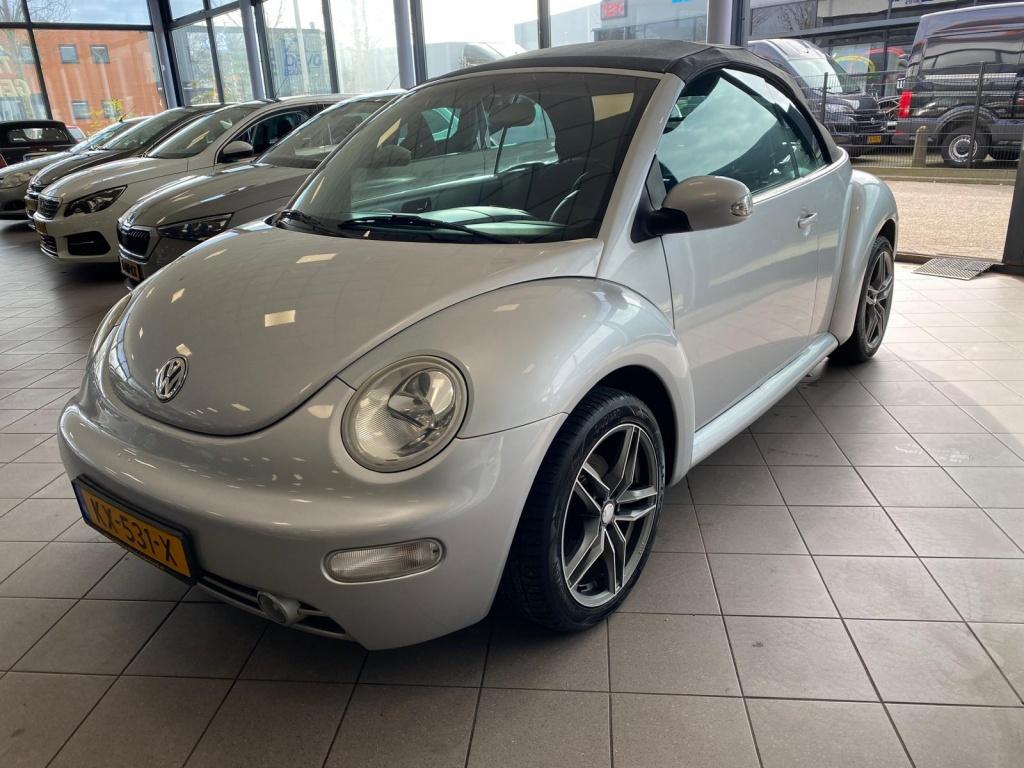 Volkswagen New Beetle Cabriolet 1.4 Turijn Comfort AIRCO BJ, Stof, Gebruikt, Beetle (Kever), 4 cilinders