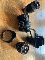 Nikon D70 Sp. reflex camera met diverse lenzen en toebehoren, Ophalen of Verzenden, Gebruikt, 8 tot 12x, Dakkant (recht)