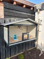 Grote vogelkooi, Ophalen, Zo goed als nieuw, Metaal, Vogelkooi