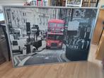 Ikea ingelijste poster van Londen met de rode dubbeldekker., Ophalen, 125 cm of meer, Foto of Poster, 75 cm of meer