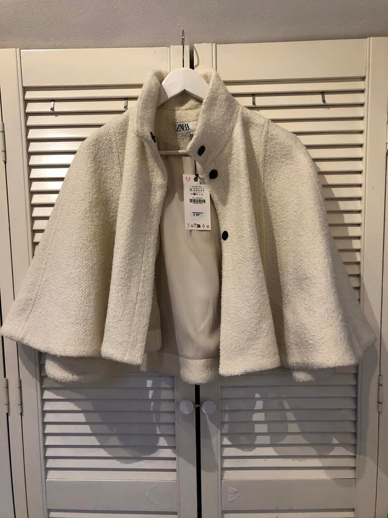 Wollen poncho van Zara S, Ophalen of Verzenden, Nieuw, Maat 36 (S)