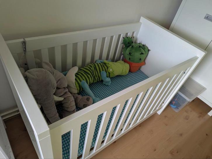 Wit Bopita ledikantje, Kinderen en Baby's, Babywiegjes en Ledikanten, Gebruikt, Ledikant, Ophalen of Verzenden