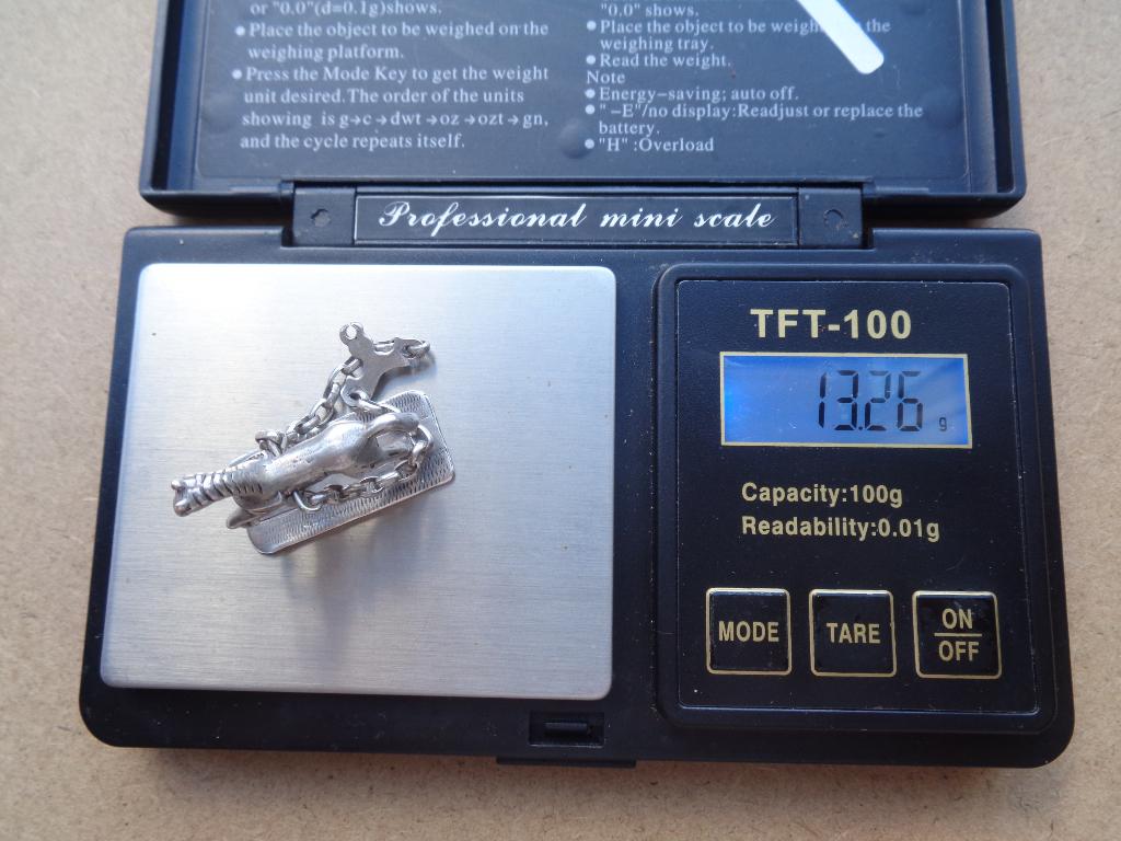 zilveren miniatuur paard [1112], Verzenden, Zilver
