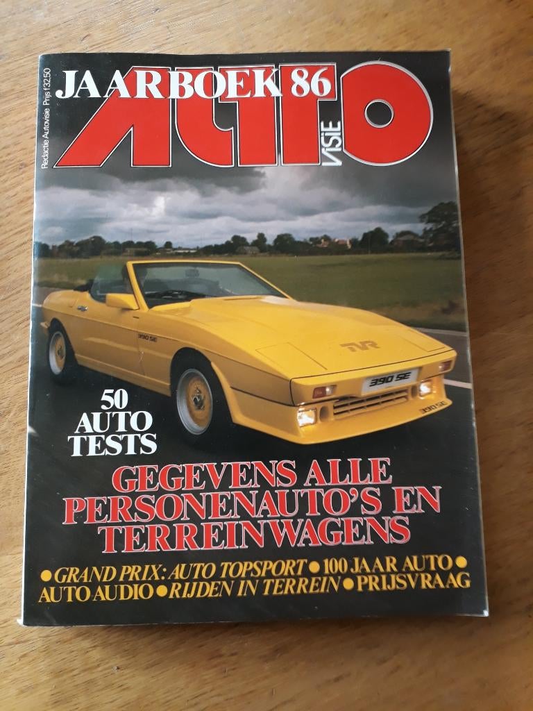 Autovisie Jaarboek 1986, Ophalen of Verzenden, Gelezen, Algemeen