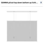 GAMMA plissé top down bottom up lichtdoorlatend, Ophalen, Gebruikt, Grijs, 100 tot 150 cm