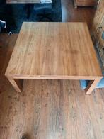 Teak houten salontafel, Ophalen, 100 tot 150 cm, 50 tot 100 cm, Minder dan 50 cm