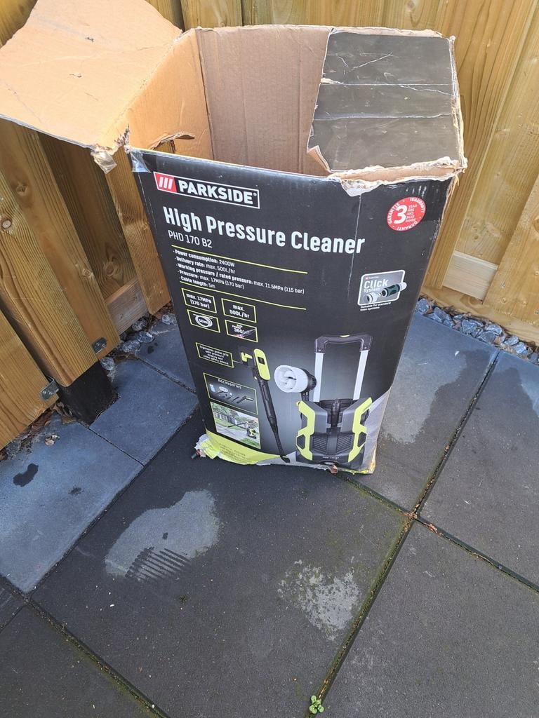 Parkside hogedrukreiniger PHD 170 B2, Tuin en Terras, Hogedrukreinigers, Ophalen of Verzenden, Gebruikt, Elektrisch