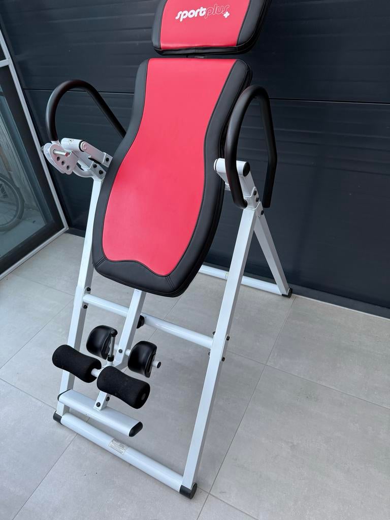 Sportplus Inversiebank - Rugtrainer, Sport en Fitness, Ophalen, Gebruikt, Rug, Fitnessbank