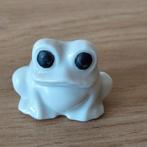 VINTAGE LETTERBAK BEELDJE WIT PORSELEINEN KIKKER, Verzenden, Zo goed als nieuw, Dier