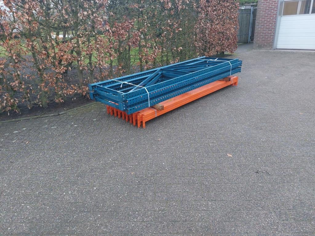 8,5 meter magazijnstelling / palletstelling/ stelling, Zakelijke goederen, Kantoor en Winkelinrichting | Magazijn, Stelling en Opslag