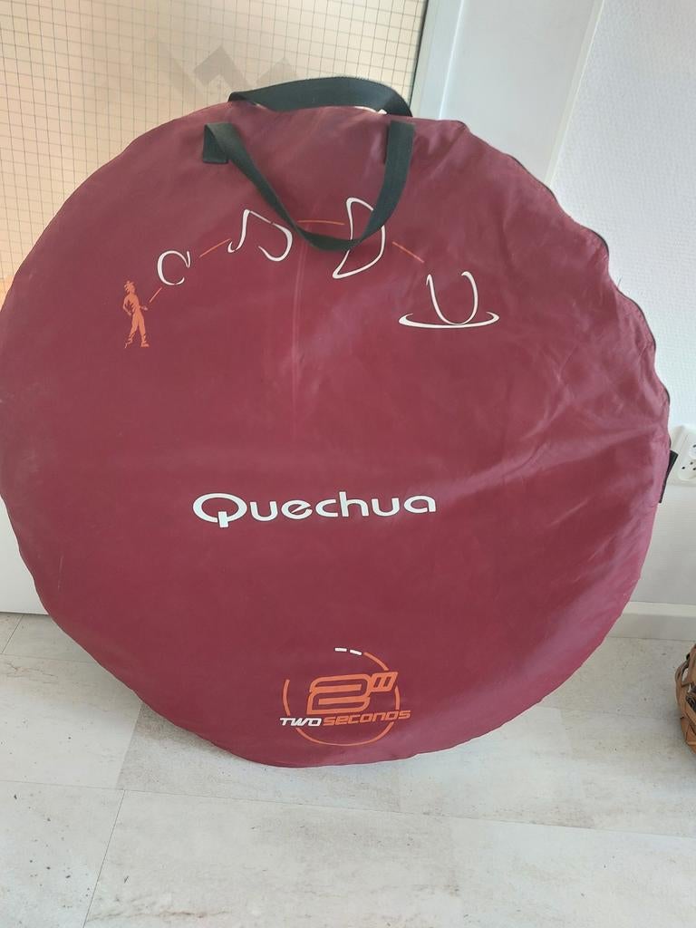 Quechua 2 Seconds tent, Caravans en Kamperen, Tenten, tot en met 2, Gebruikt, Ophalen of Verzenden